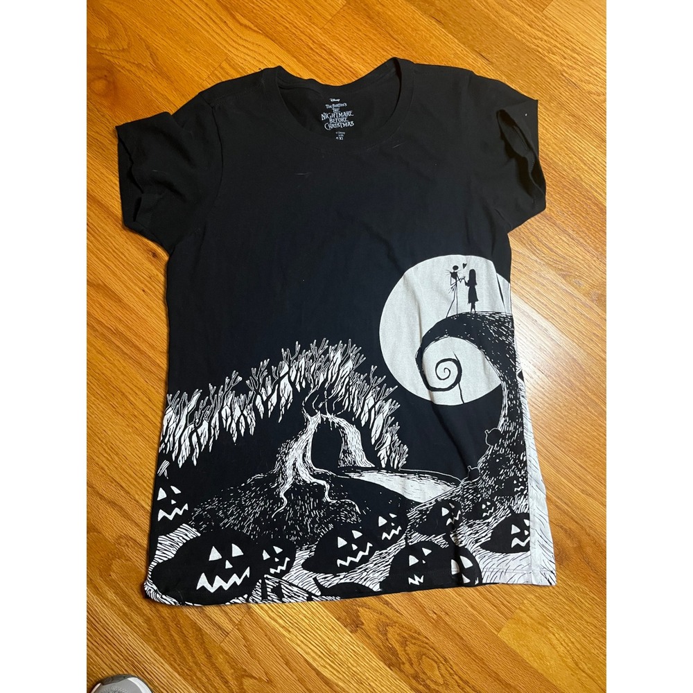 Disney Nightmare Before Christmas Graphic Tee Jack Skellington Juniors 2XL